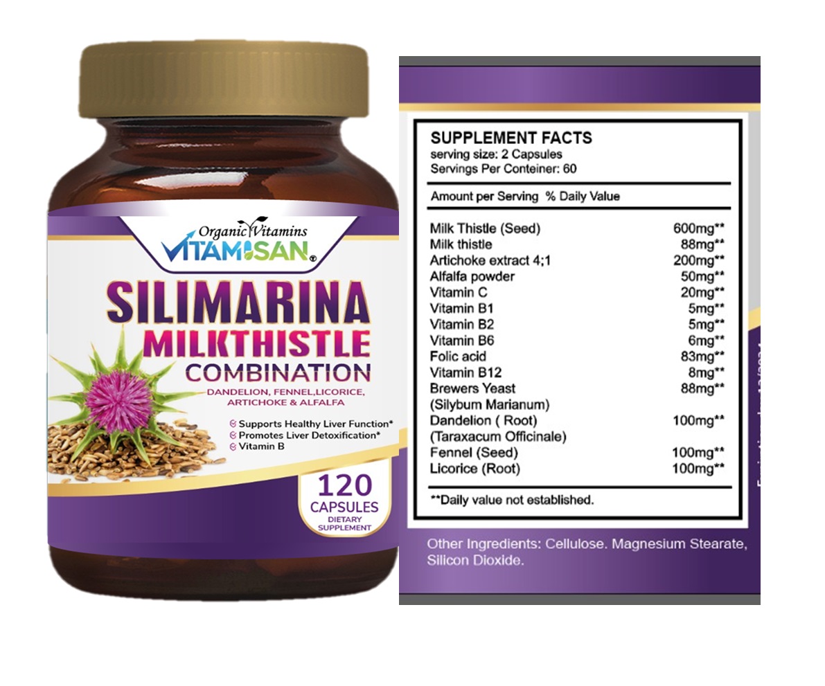 Silimarina Vitamisan 120 CAPSULES VITAMISAN