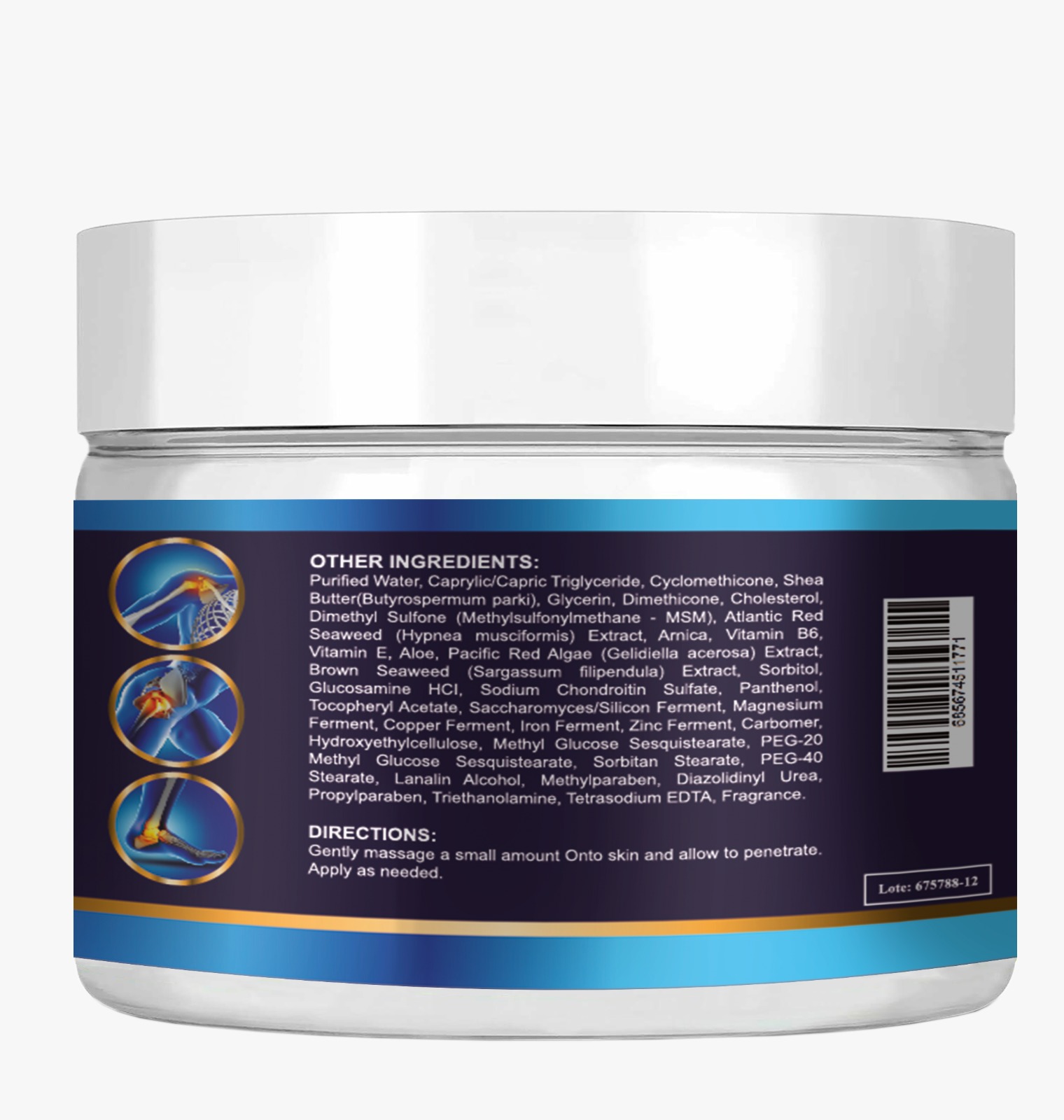 Glucosamine Chondroitin MSM with Collagen – Advanced Joint Relief & Recovery Formula – Supports Mobility, Flexibility & Inflammation Response – 4 oz by Vitamisan