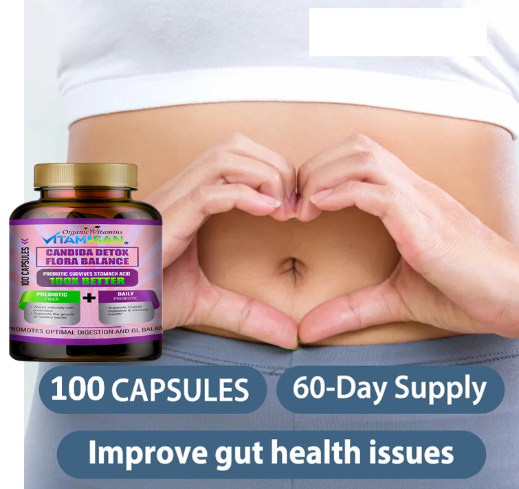 Candida Detox Parasite Flora Balance Vitamisan