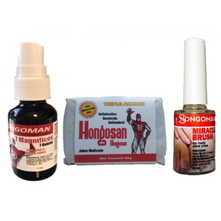 Hongosan Kit Nail and Skin Anti fungal Treatment - 3 Products
