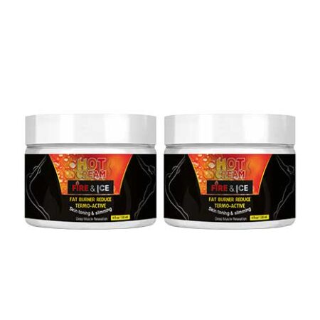 HOT CREAM Fat Burning Cream 4 oz - 2 Jars