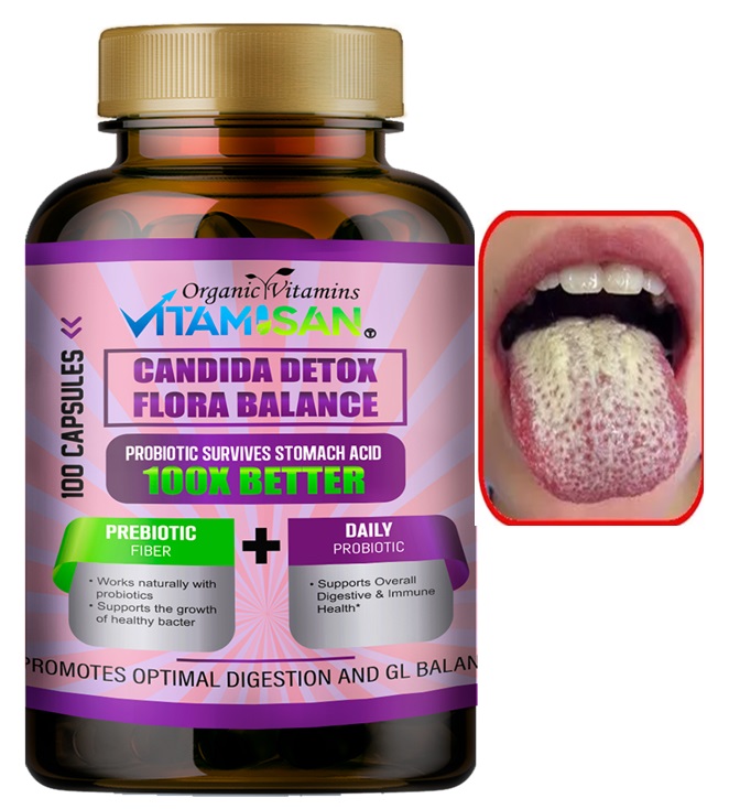 Candida Detox Parasite Flora Balance Vitamisan