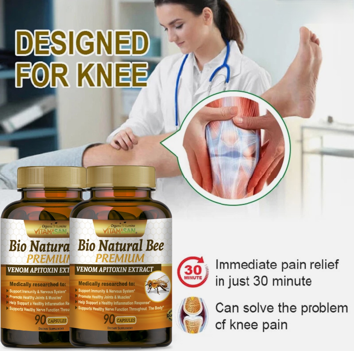 BIO NATURAL BEE PREMIUM VITAMISAN 90 CAPS